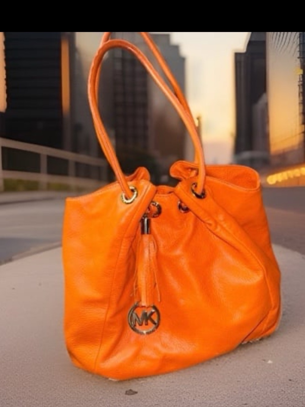 Michael Kors Ring Leather Tote Bag